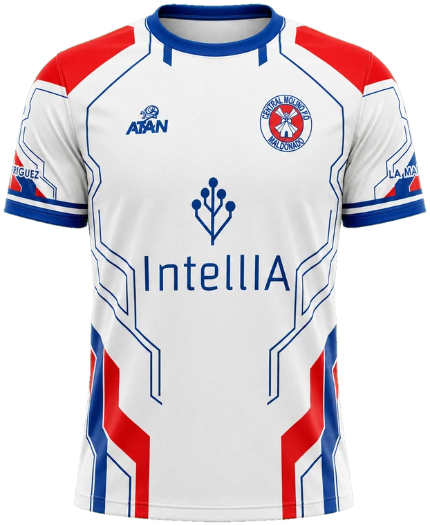 Camiseta de Central Molino Sub 15 fabricada por ATAN, sublimado total
